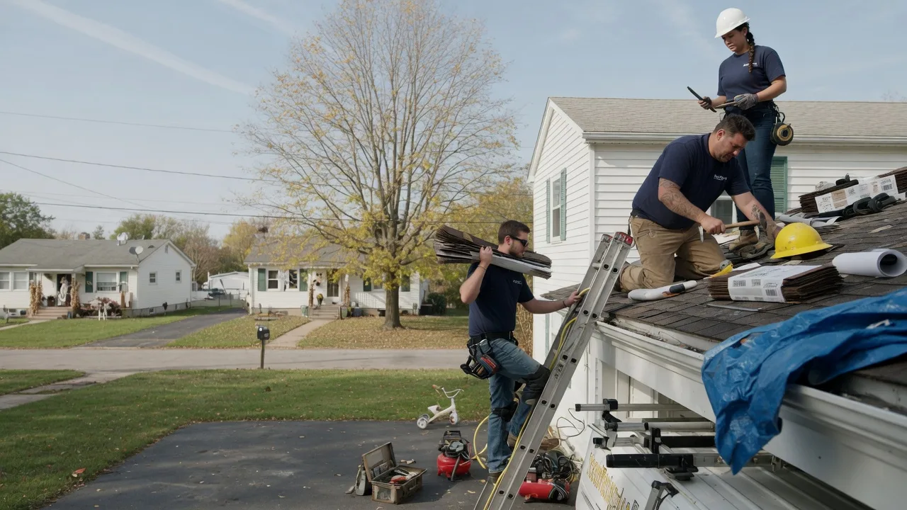 Local Roofing Contractors in De Land, IL near me
